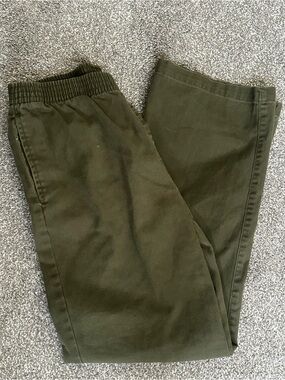 TNA 100% Cotton Olive Green Pants